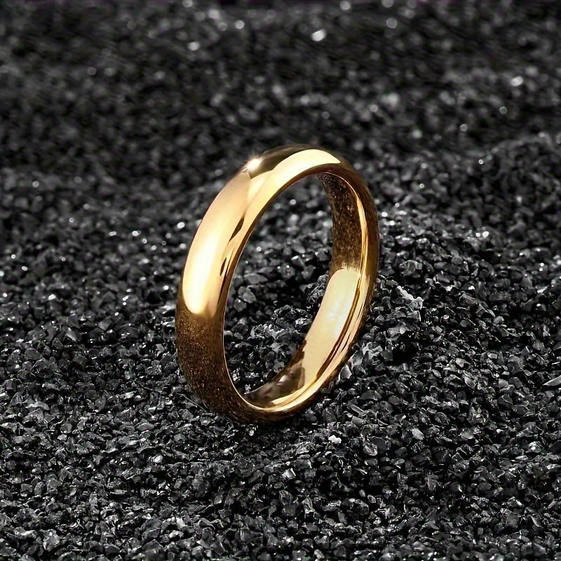 Stainless Steel 4mm Romance Style Ring